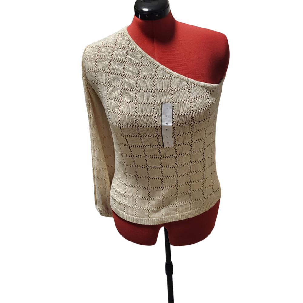 NWT Future collective one sleeve top, size medium